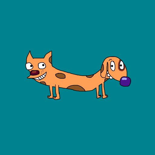 CatDog drawing by krissywissy