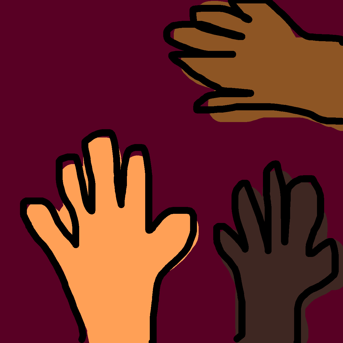 Hands drawing by krissywissy
