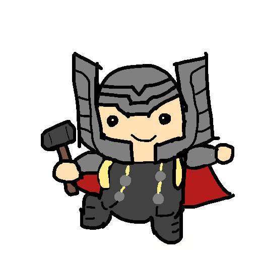 Thor drawing by kyle