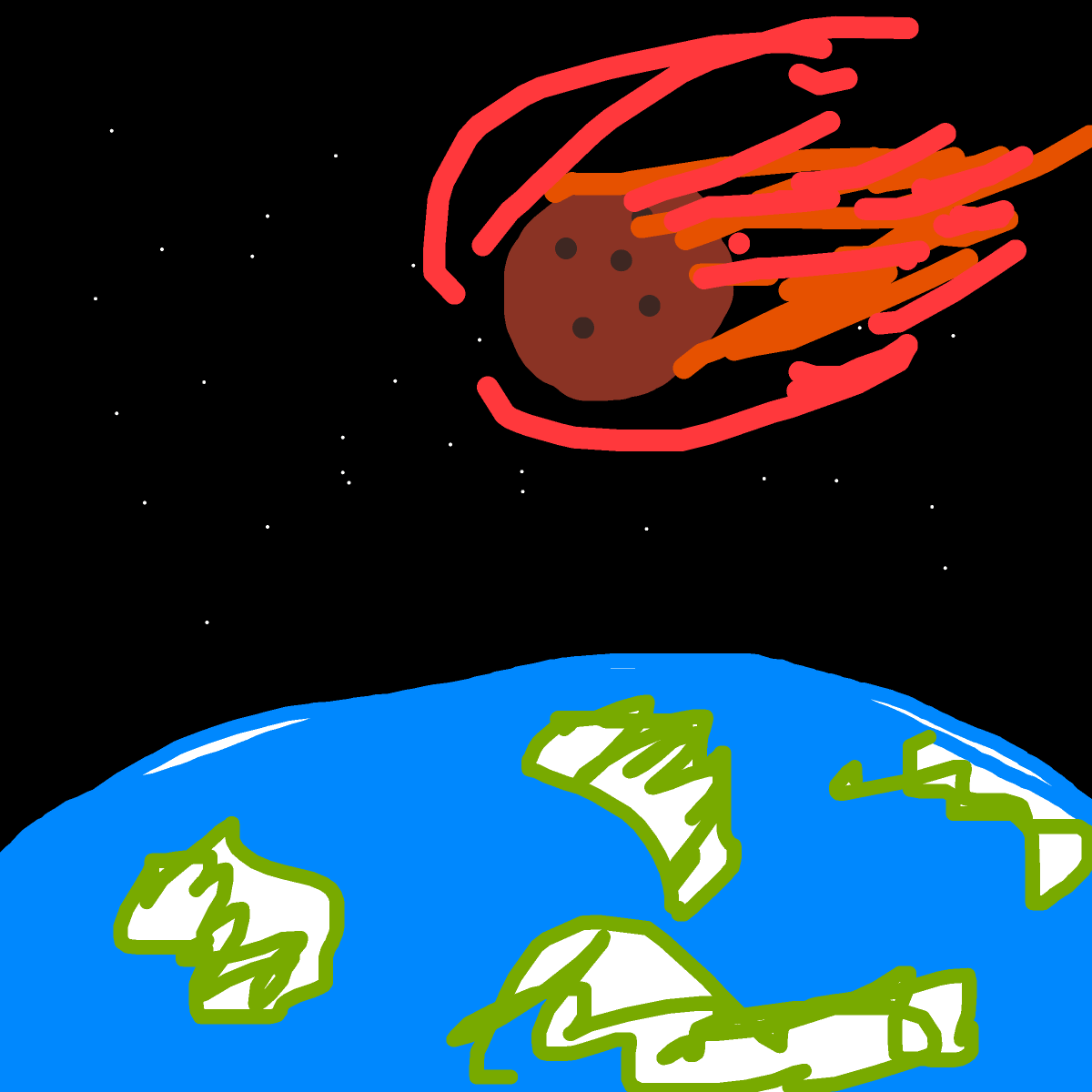 Comet drawing by calm-mild-weave