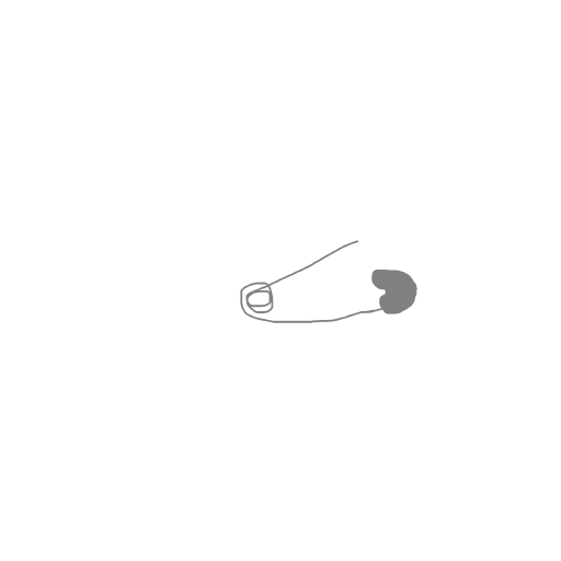 Safety Pin drawing by clear-cyan-drive