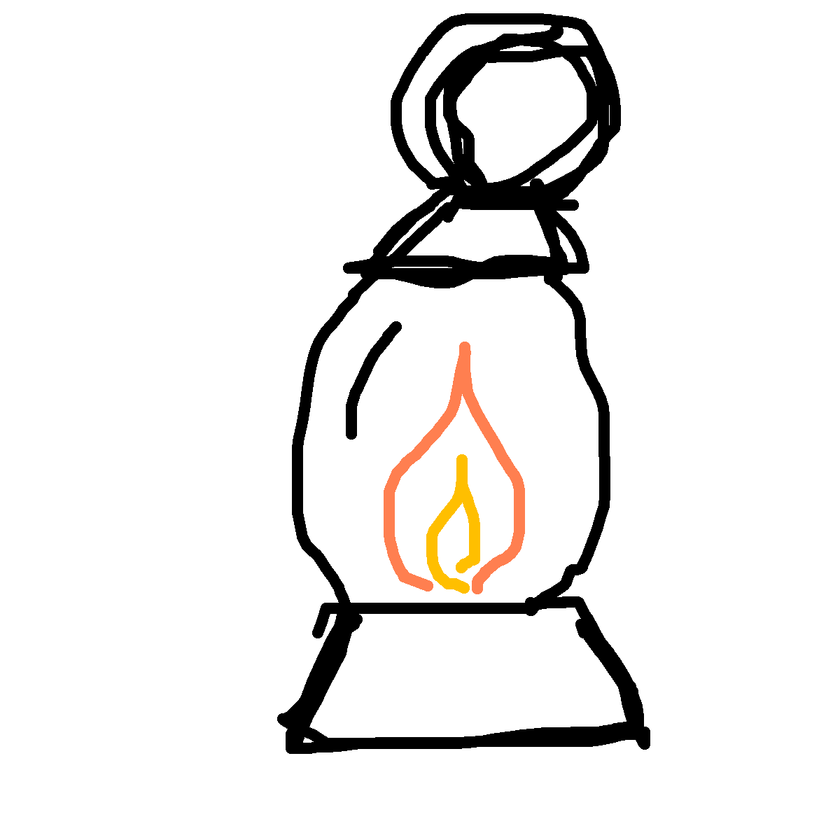 Lantern drawing by ria-ria-ria