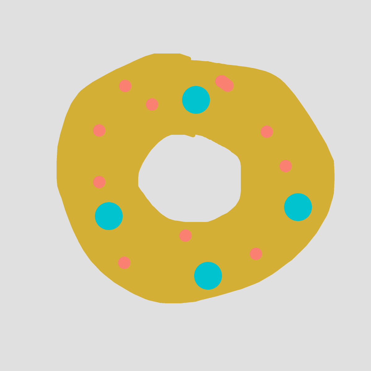 Donut drawing by bia