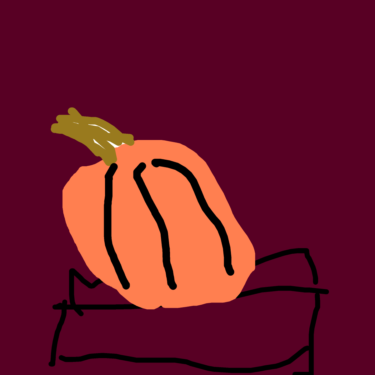 Pumpkin drawing by dark-clear-force