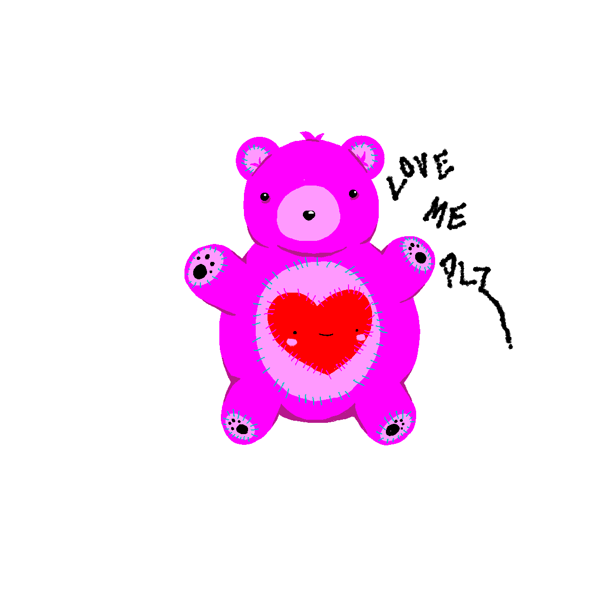 Teddy Bear drawing by mushoe