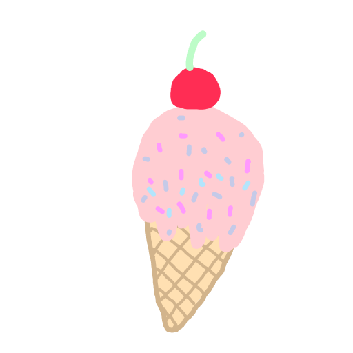 Ice Cream drawing by alpha-base-print