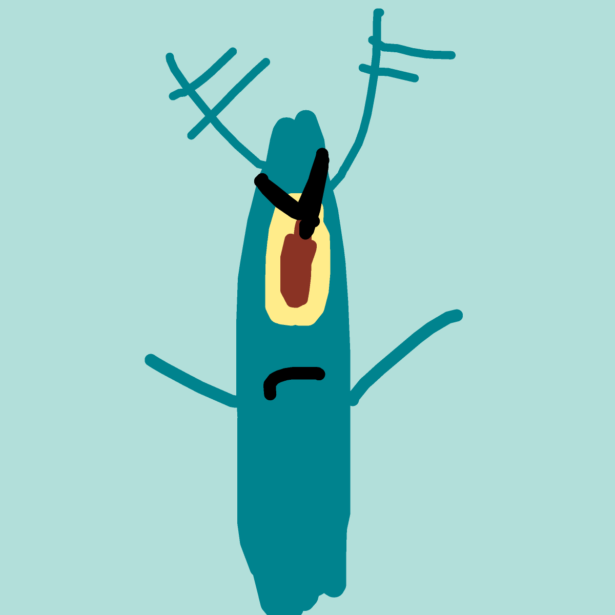 Plankton drawing by beanieweenie