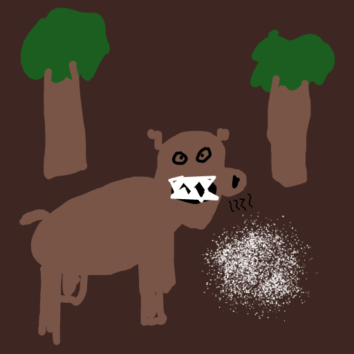 Cocaine Bear drawing by last-dark-might