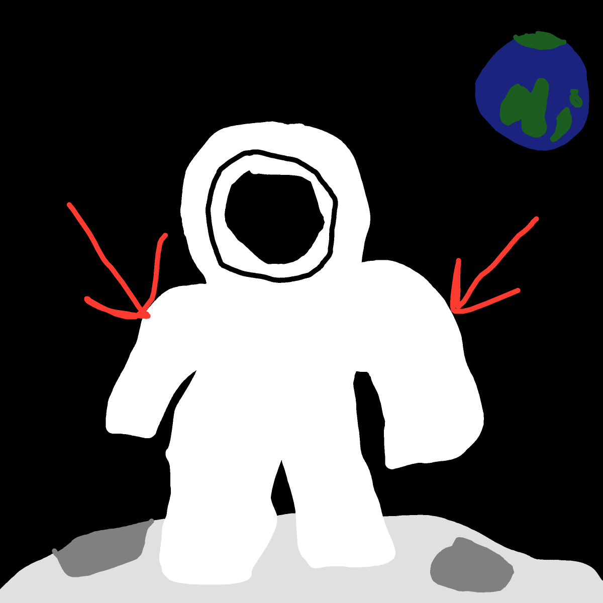Spacesuit drawing by ismael