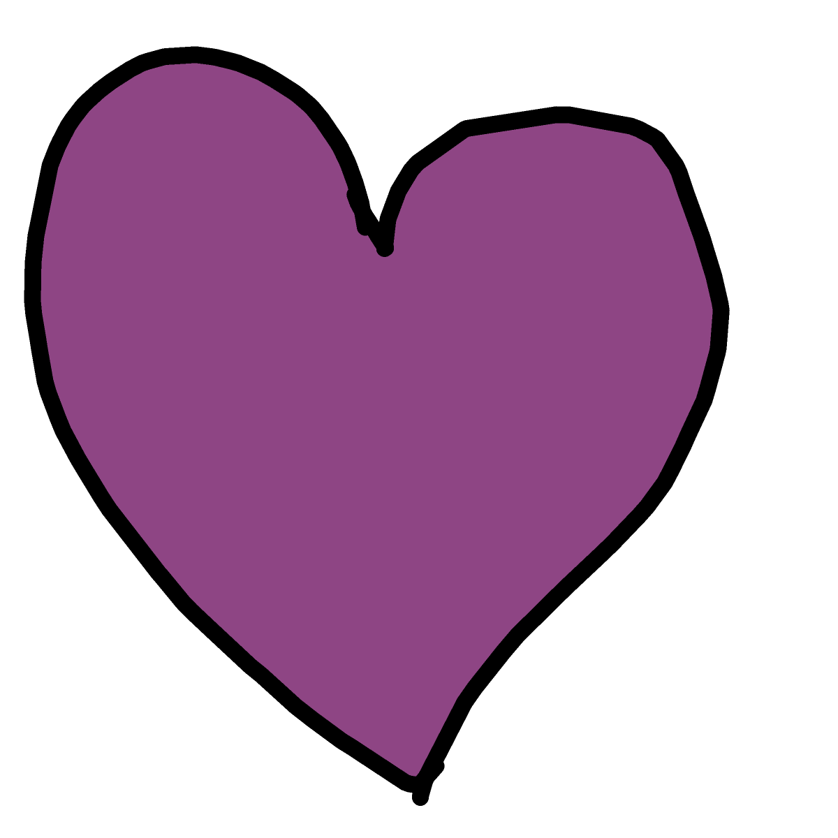 Heart drawing by RodrigoGames