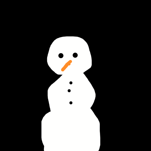 Snowman drawing by dark-clear-force