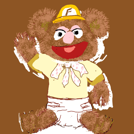 Baby Fozzie drawing by manders