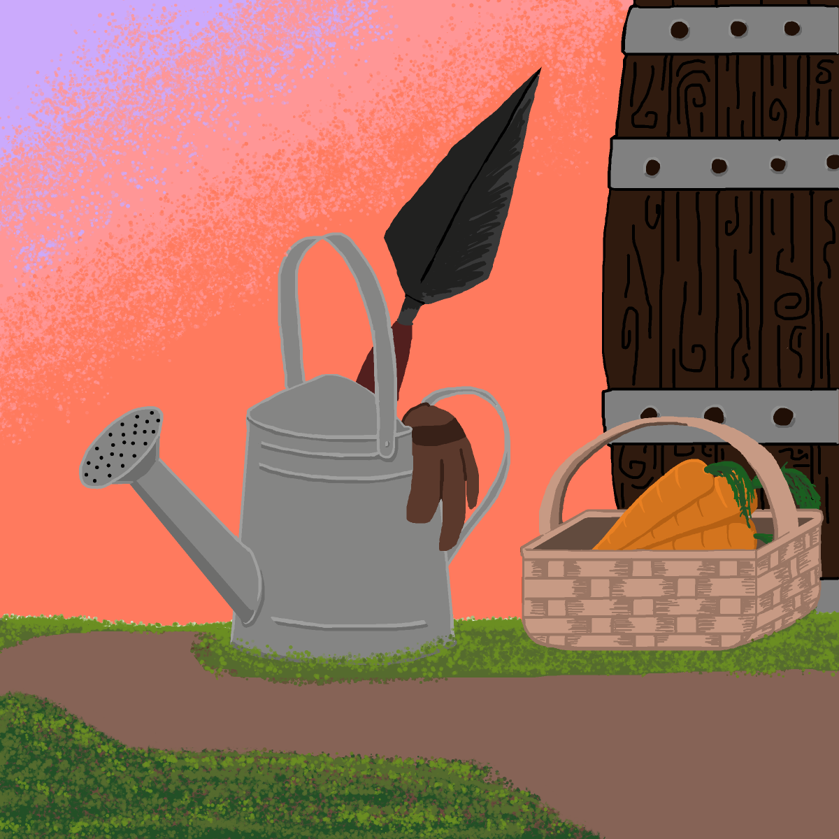 Watering Can drawing by firecracker