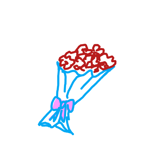Bouquet drawing by doublem
