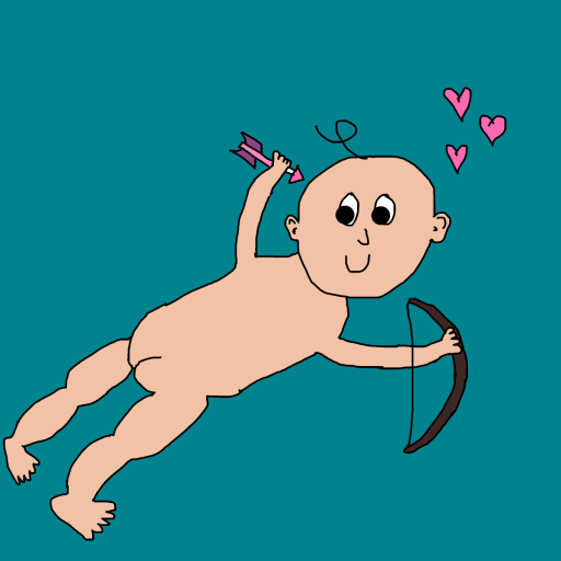 Cupid drawing by krissywissy