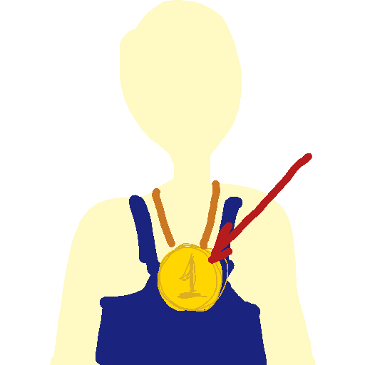 Medal drawing by grand-bold-peak