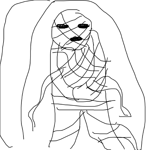 Mummy drawing by solar-deep-valor