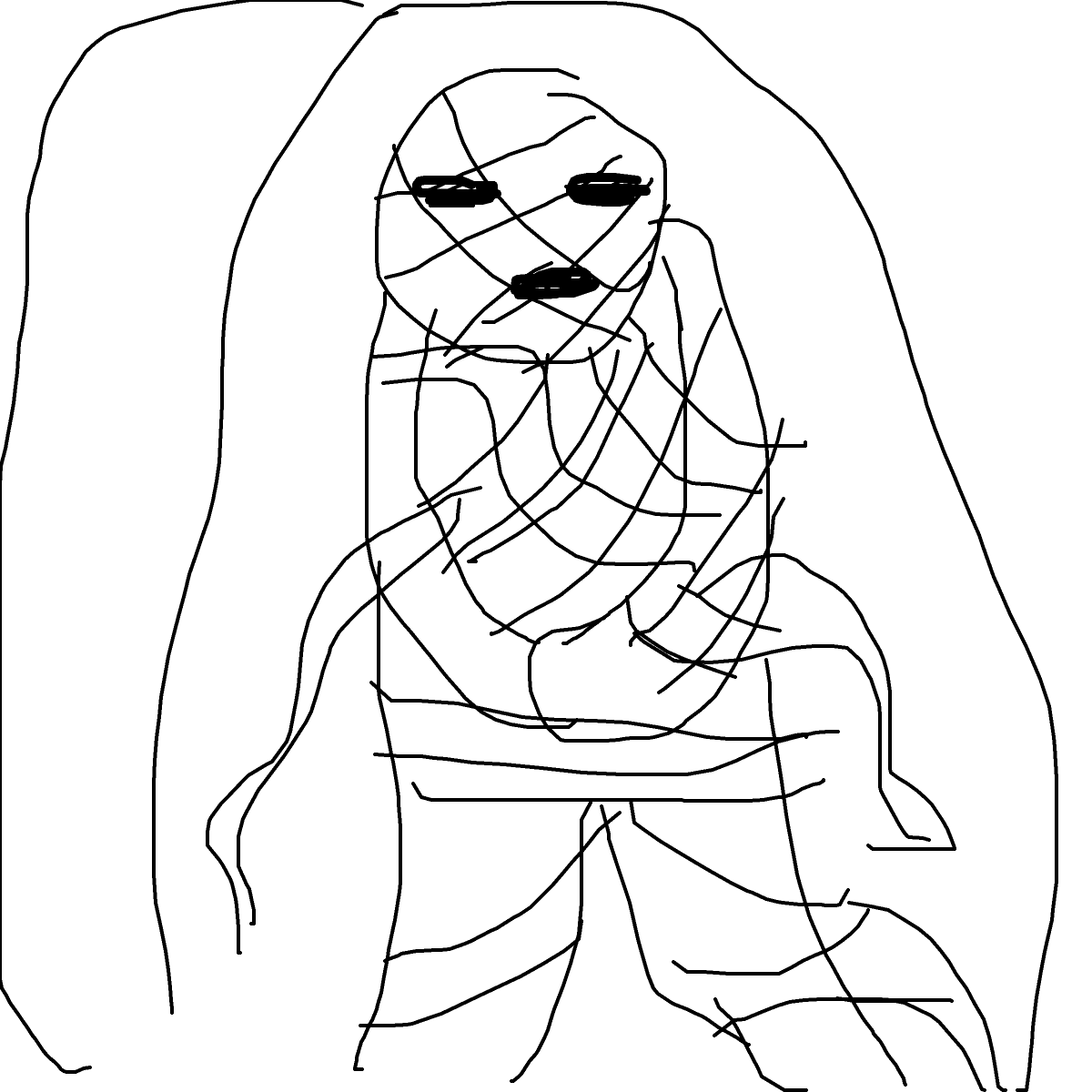 Mummy drawing by solar-deep-valor