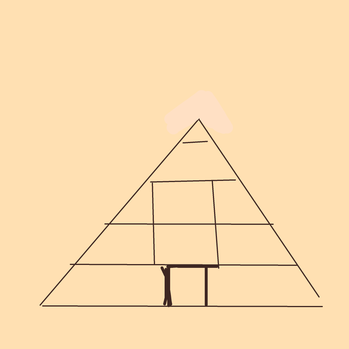 Pyramid drawing by audi-craft