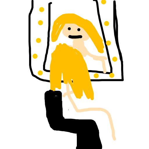 Mirror drawing by rose