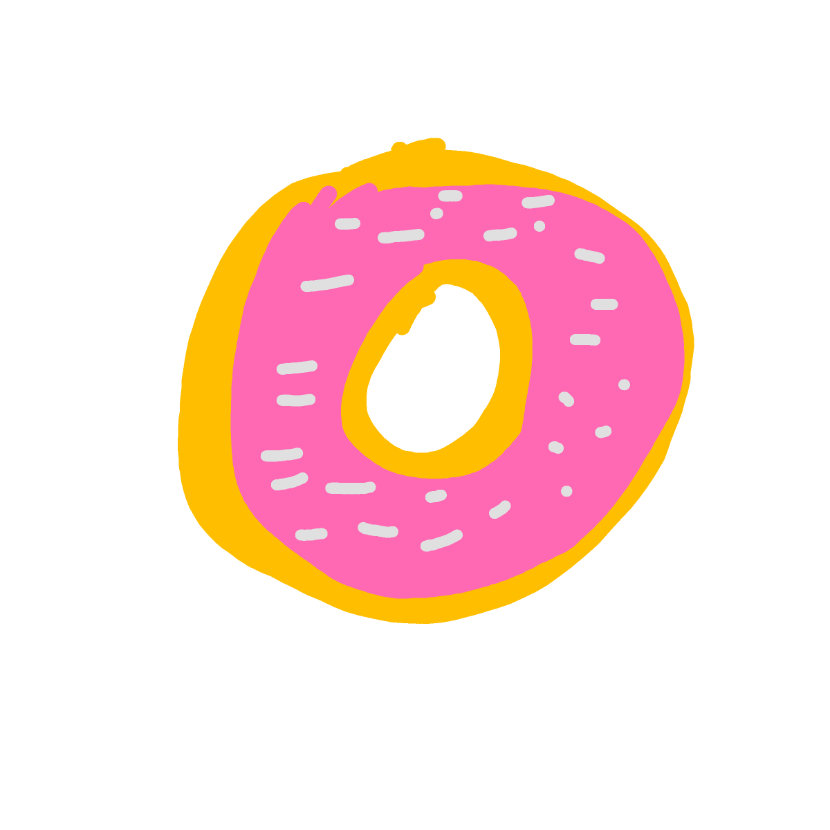 Donut drawing by Cwis448