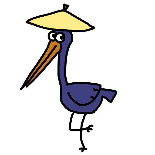 Crane drawing by mikl pickle