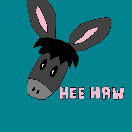 Donkey drawing by krissywissy