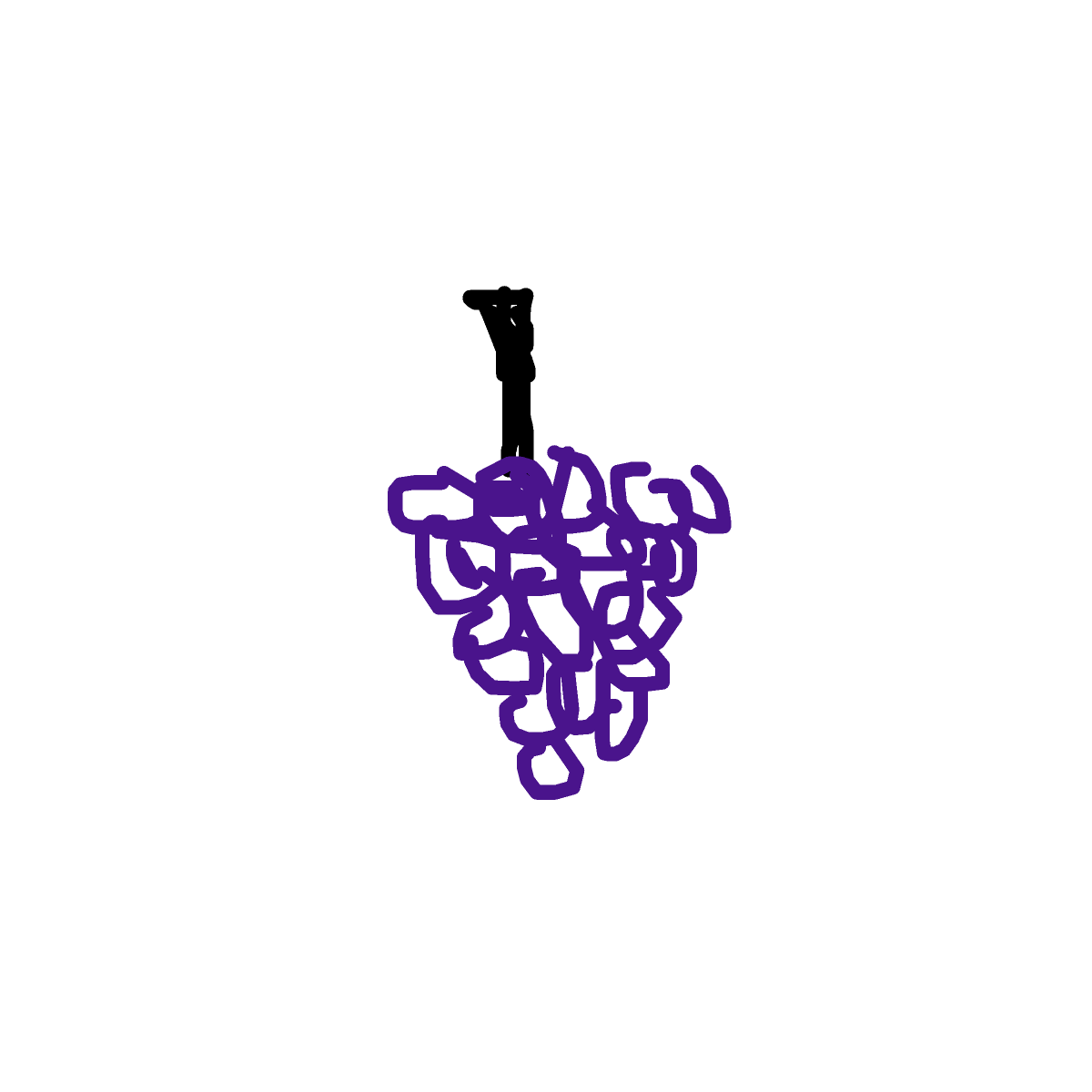 Grapes drawing by delta-hyper-spire