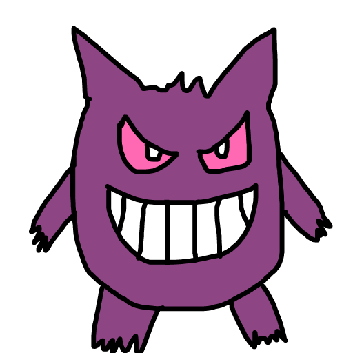 Gengar drawing by pure-wave-frost