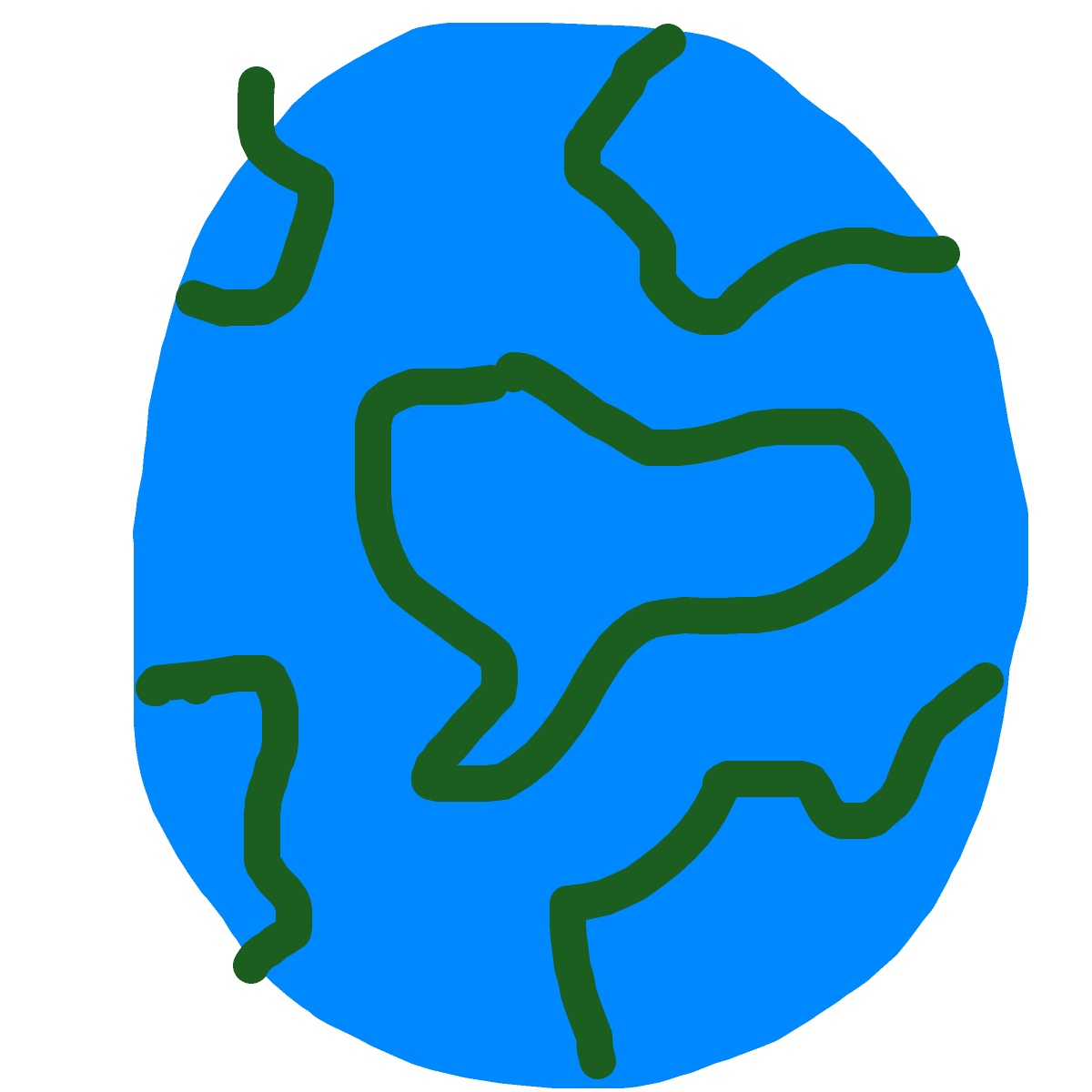 Globe drawing by neesh