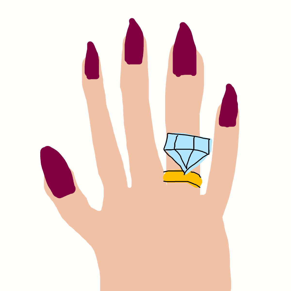 Ring drawing by angel