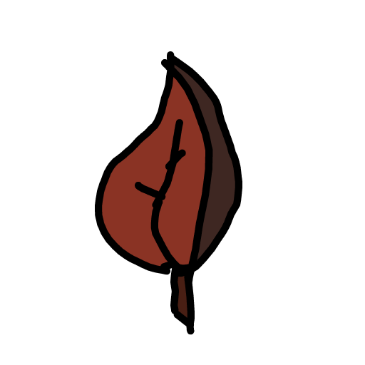 Leaf drawing by Juliezzz