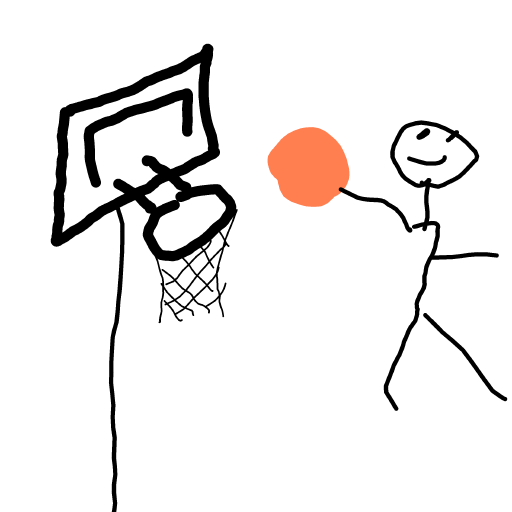 Basketball drawing by Nuss
