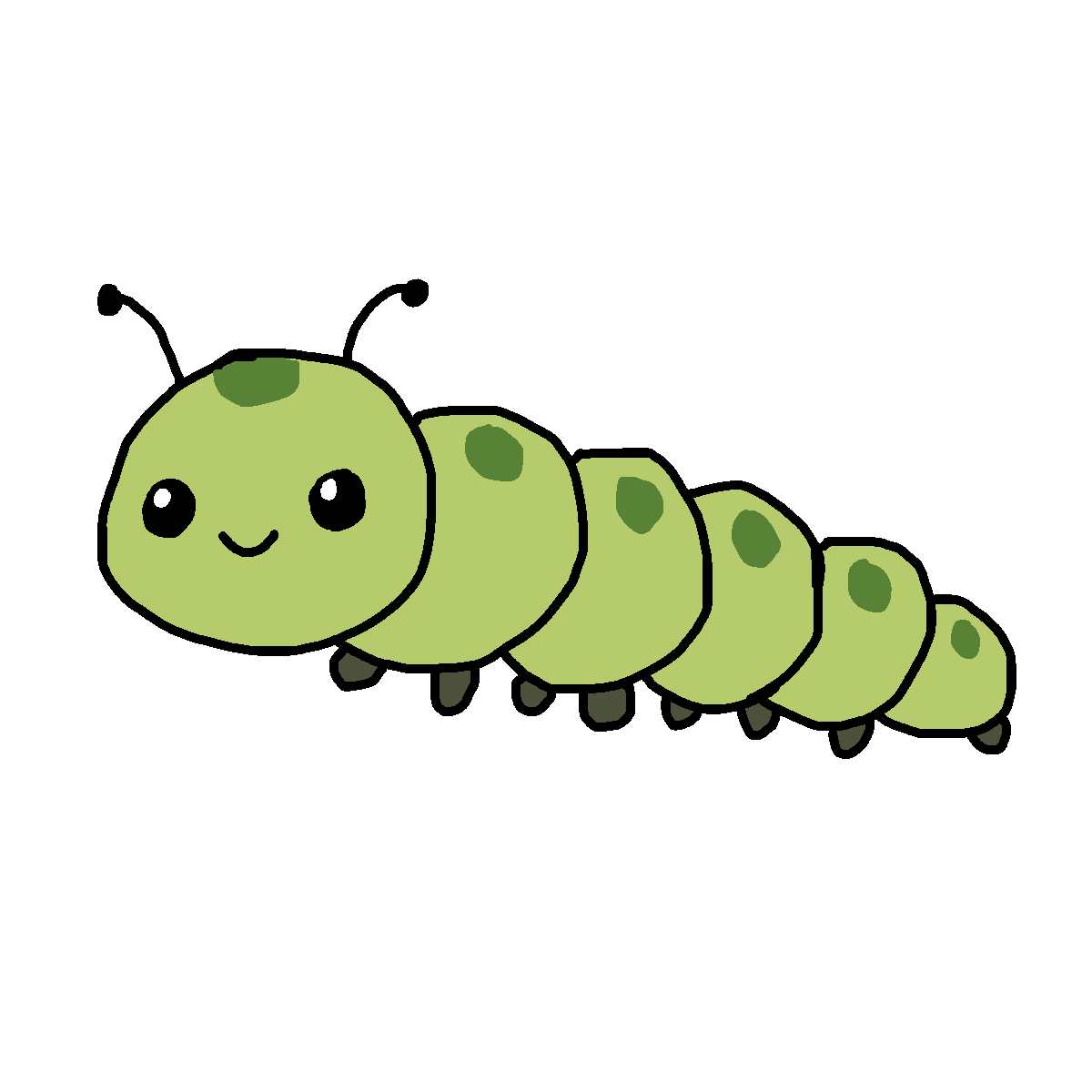 Caterpillar drawing by kyle