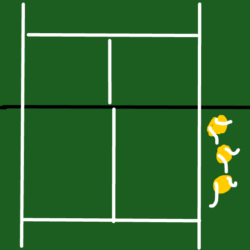 Tennis drawing by vivid-color-style