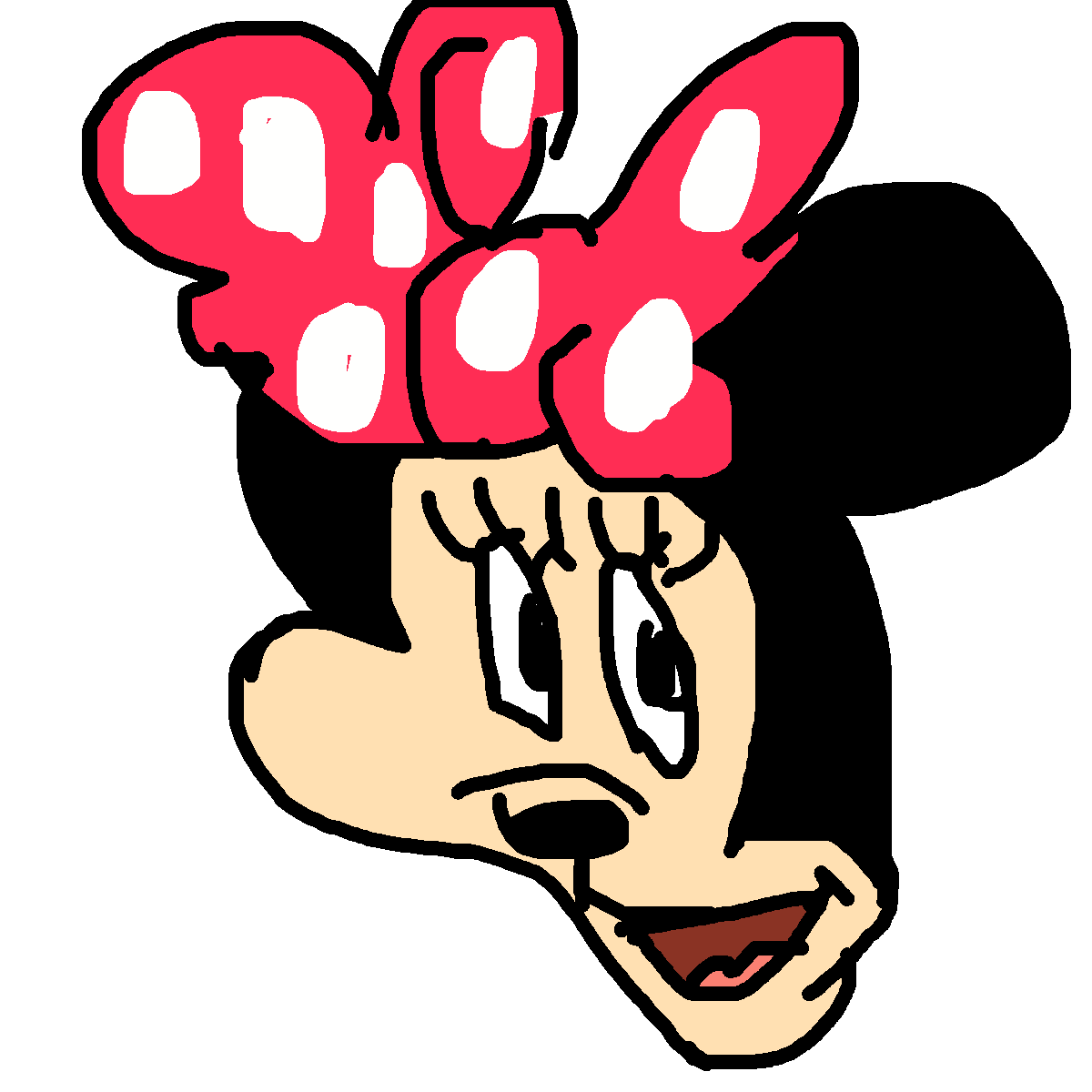 Minnie Mouse drawing by mikestam195