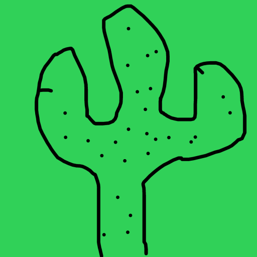 Cactus drawing by cyan-super-drawer