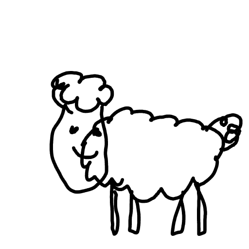 Sheep drawing by mild-brass-boost