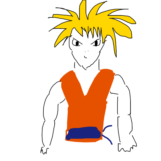 Goku drawing by marcool