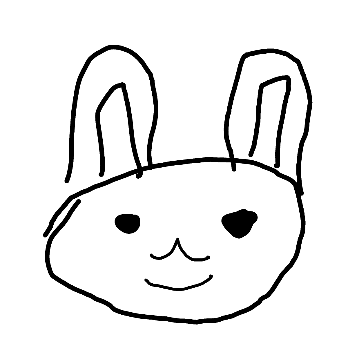 Rabbit drawing by mild-brass-boost