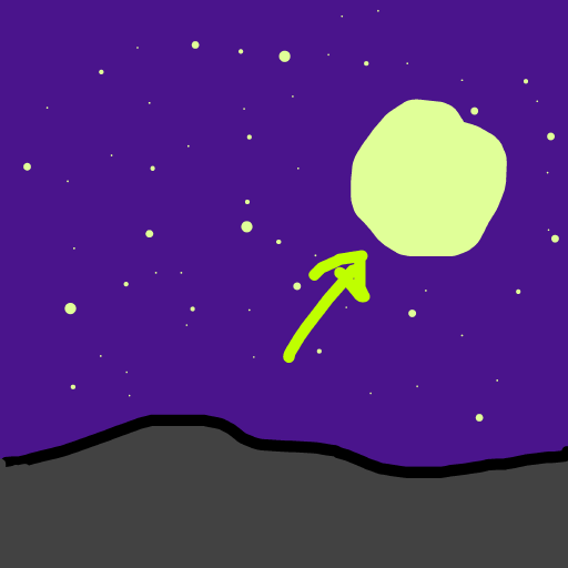 Moon drawing by vivid-moon-code