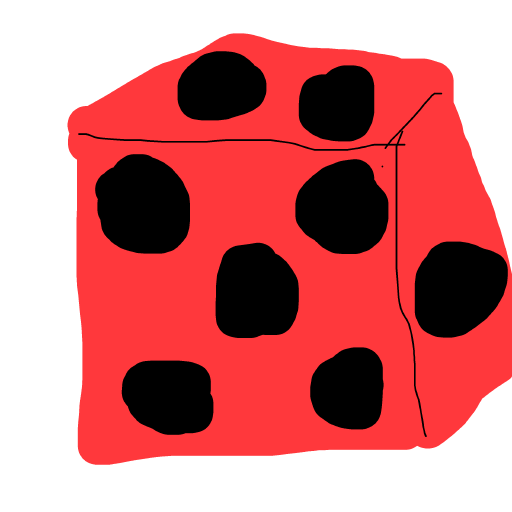 Dice drawing by neesh