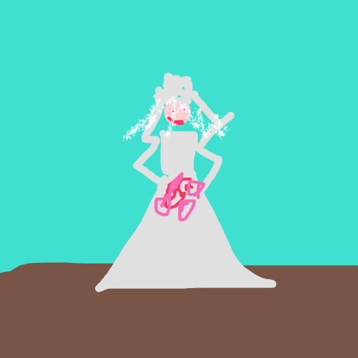 Bride drawing by nice-draw-designer
