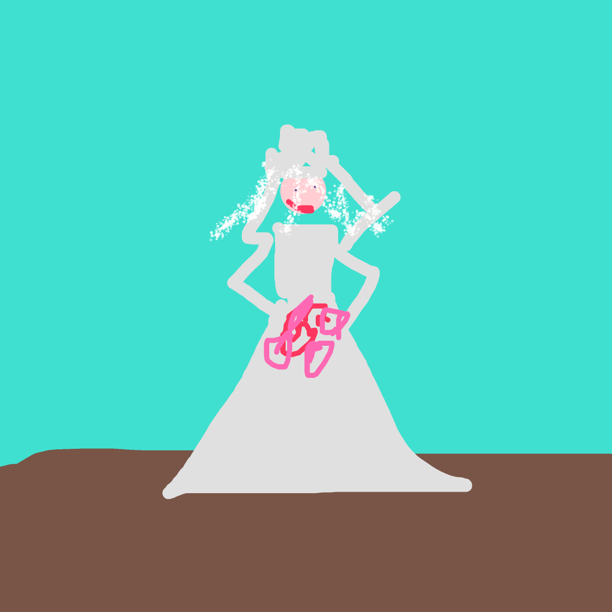 Bride drawing by nice-draw-designer