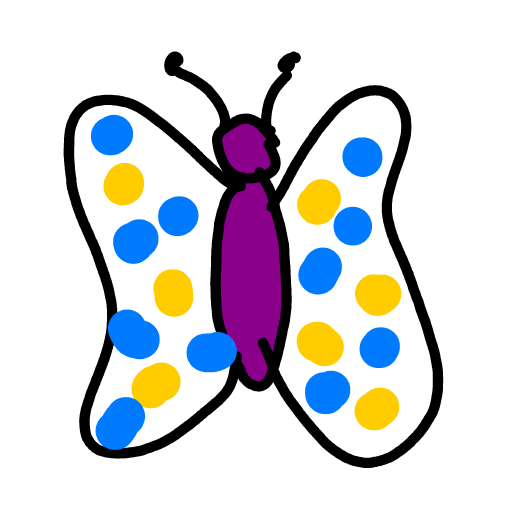 Butterfly drawing by chaddyboyyo
