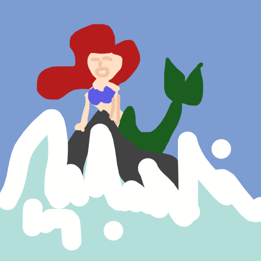 Mermaid drawing by rowan