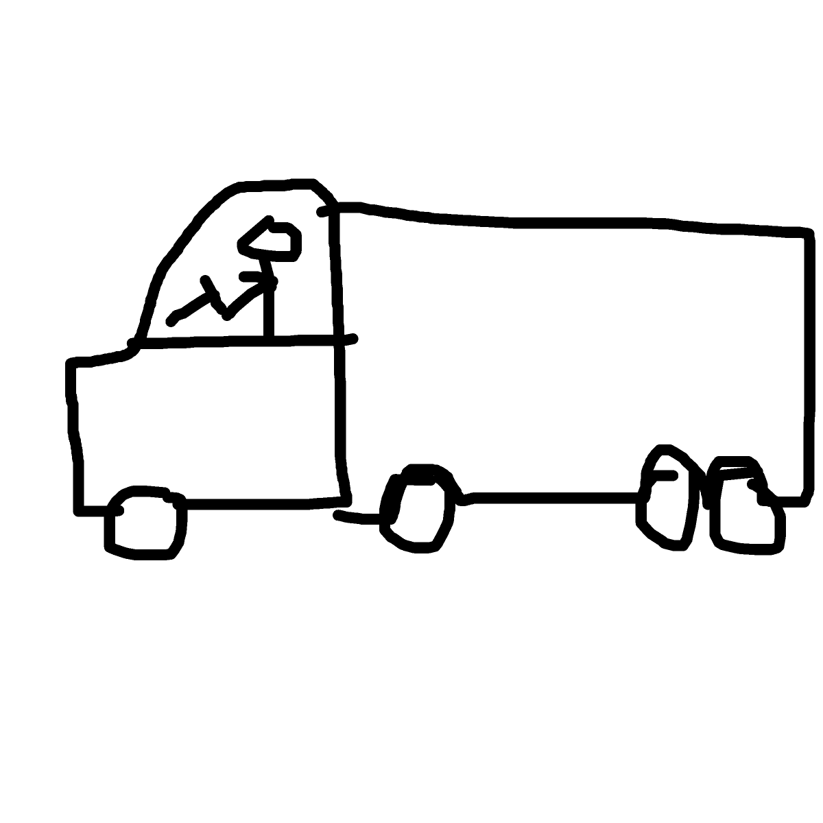 Truck drawing by skye