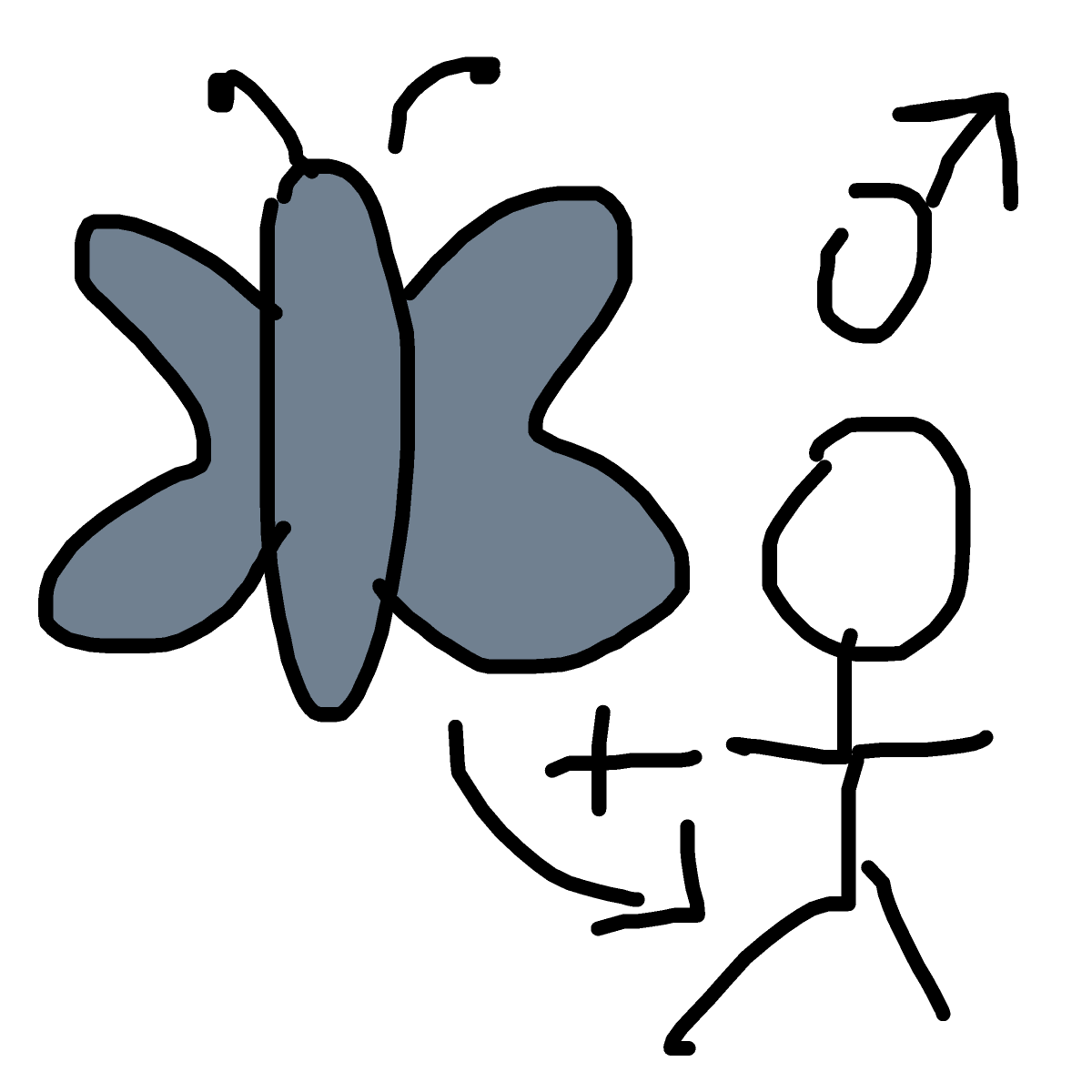Mothman drawing by isi