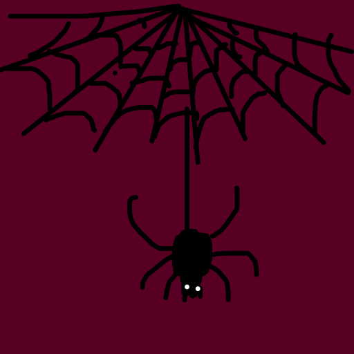 Spider drawing by rosidug12