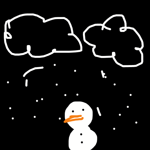 Snow drawing by misha